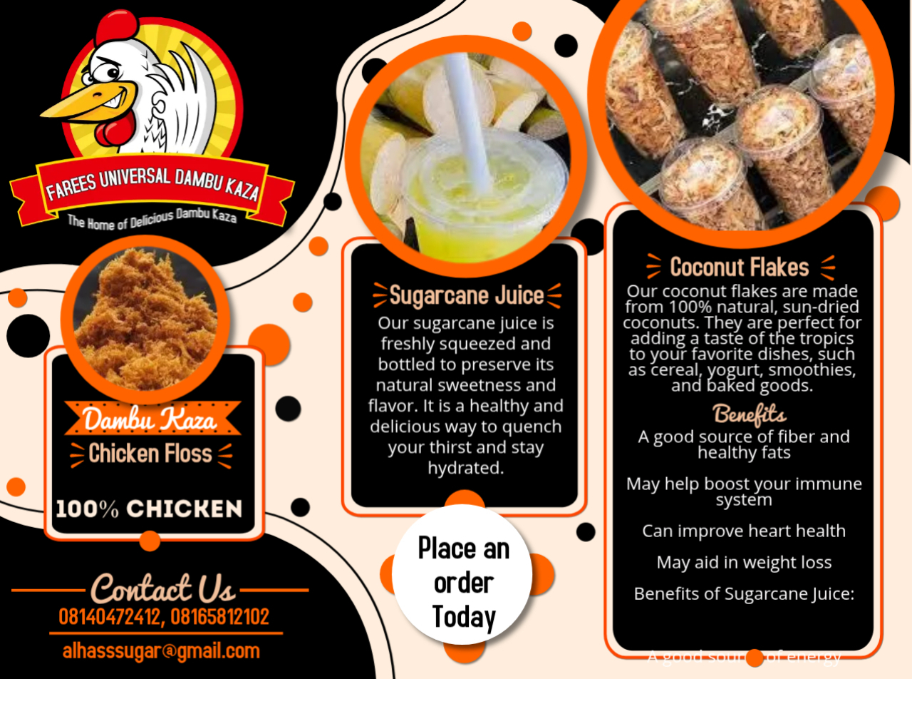 Traditional Feast Menu Flyer